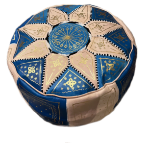 pouf marocain turquoise ottoman poof turquoise