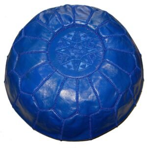 moroccan blue pouf moroccan blue pouf