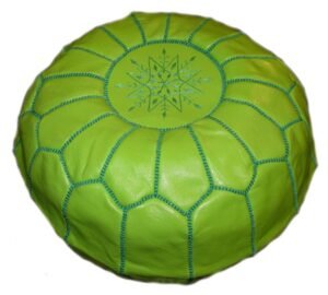 moroccan pouf green moroccan pouf green