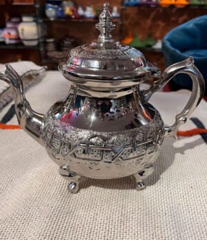 Moroccan silver teapot Moroccan silver teapot