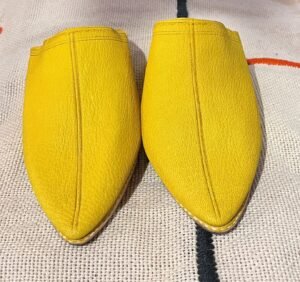 Moroccan yellow slippers Moroccan yellow slippers