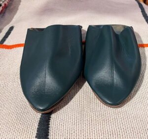 babouche slippers green babouche slippers green