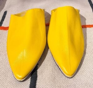 babouches cuir jaunes babouches en cuir
