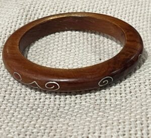 burl wood silver wire inlay bracelet3 burl wood silver wire inlay bracelet