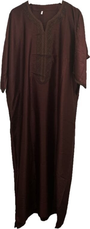 Moroccan kaftan brown mauve Moroccan kaftan brown mauve