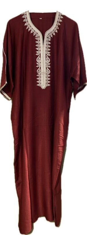 Moroccan red long kaftan Moroccan red long kaftan
