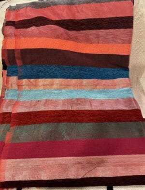 Handmade colorful throw blanket4 jetee marocaine