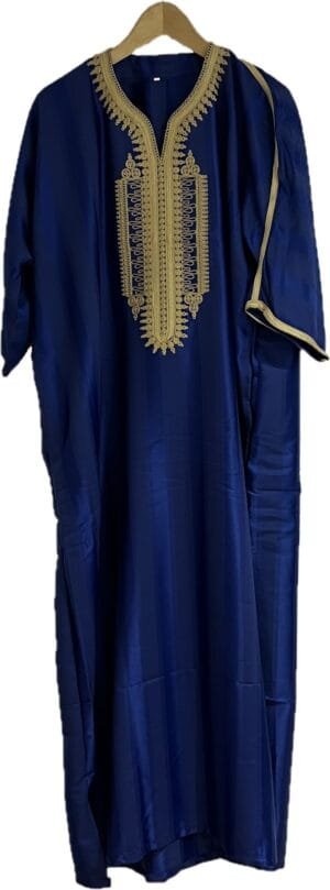 blue gold man kaftan blue gold man kaftan