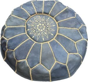 blue pouf blue pouf