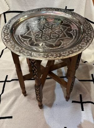 Moroccan end table Moroccan end table