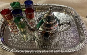 moroccan silver tea set6 moroccan silver tea set