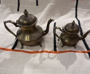 Vintage Moroccan brass teapot Vintage Moroccan teapot