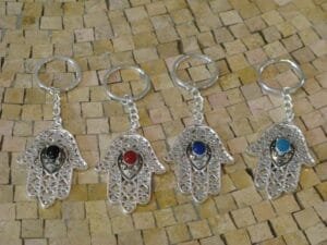 Hand-Fatima-protection-charm-Key-holder porte clefs main fatima protection