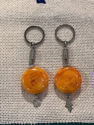 Berber-fibula-hamsa-keychain fibule berber et khamsa porte cles
