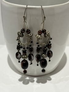 Handmade-Moroccan-Berber-dangle-earrings Boucles d'oreilles pendantes marocaines-berbères faites à la main