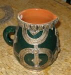 Green-Moroccan-pitcher vintage vert pichet