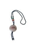 handmade-agate-pendant-morocco Collier en calcédoine et perles